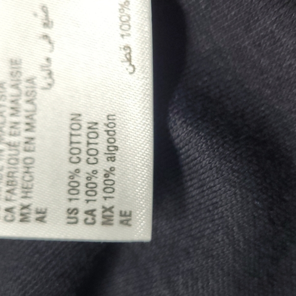 NEW! Karen Scott 3/4-Sleeve Cotton Henley Shirt Black - Picture 5 of 5